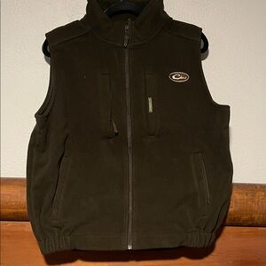 Drake Dark Brown Fleece Windproof Vest